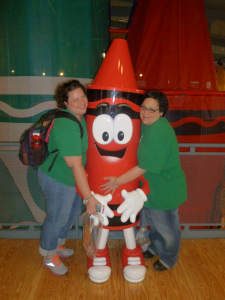 Wen and Me at the Crayola Factory